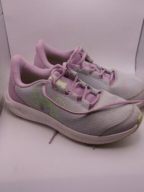 Under Armour Assert 9 Purple Grey Running Shoes 6Y